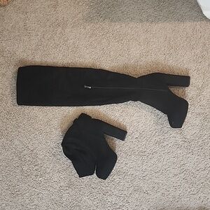 Over the knee-high heel boot